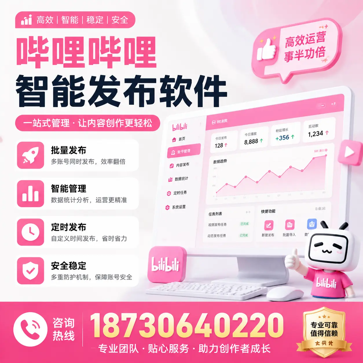 如何评估哔哩哔哩智能发布软件的ROI?铜陵 企业必读